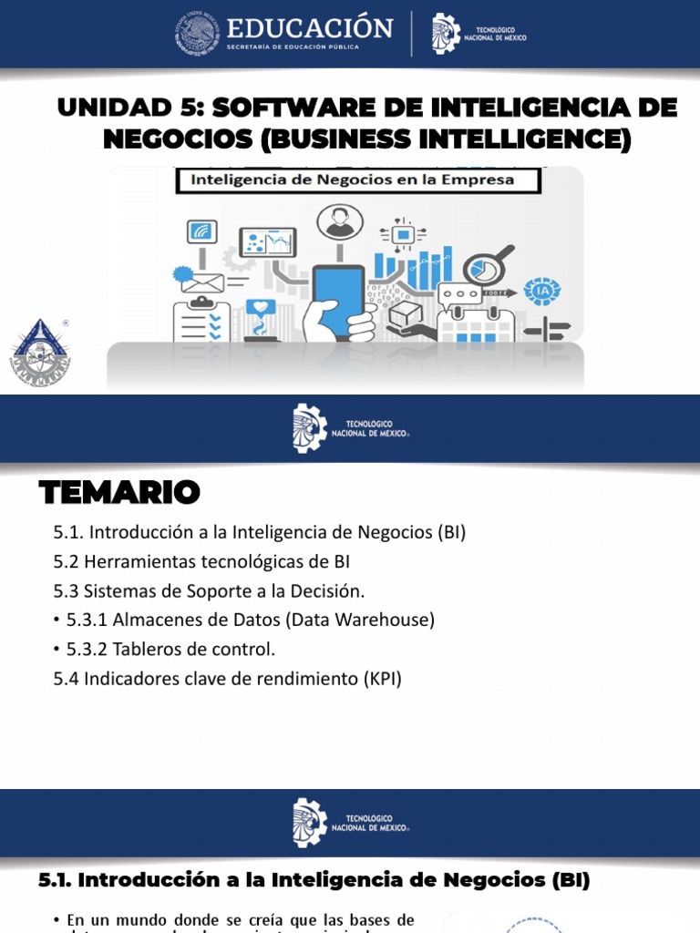 Software de Inteligencia de Negocios | PDF | Almacén de datos ...