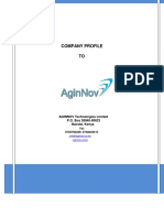 Aginnov Company Profile