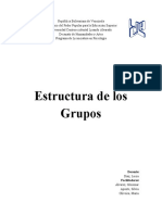 Estructura de Los Grupos