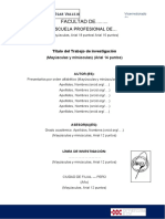 Guía de Trabajo de Investigación