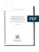 Manual de Criminología - Fernando a Barritas López
