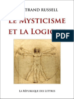 Bertrand Russell - Le Mysticisme Et La Logique