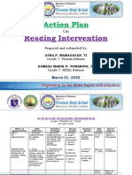 Action Plan On Reading