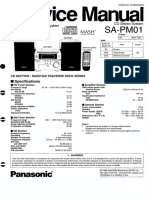 Manual Panasonic SA-PM 01