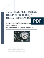 T3. Autoridades en Materia Electoral