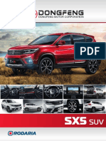 Cartilla SUV DONGFENG Glory-SX5