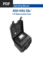 Operating Manual Rish Insu 5dx+ Suitcase