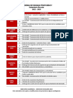 Calendario 2023 Academia