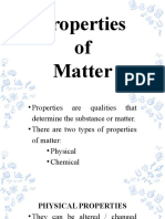 Properties of Matter Explained