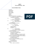 Esquema de Informe Final de Tesis