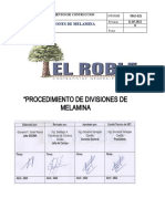 Divisione de Melamina El Roble