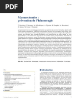 Myomectomies _préention des hémorragies