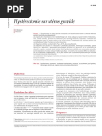 Hystérectomie sur utérus gravide