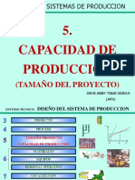 Diseño del sistema de producción capacidad