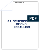 5.2. Criterios de Diseño Hidraulico