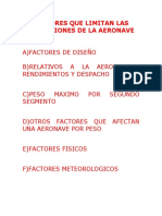 Tema 4 FACTORES QUE LIMITAN LAS OPERACIONES