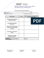 Ficha de Evaluacion de Internado I