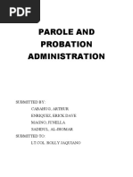 Parole and Probaton Administration