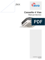 MVD. Cassette 4 Vías Manual Técnico. CL23120 A CL23128 Español