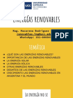 Energías Renovables - Primer Encuentro