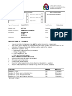 2016 ACCF121 Class Test 1