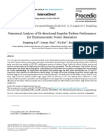 Liu2019-Numerical Analysis of Bi-Directional Impulse Turbine Performance For Thermoacoustic Power Generators