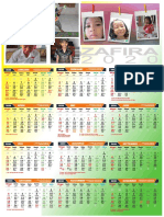 Template Kalender 2020 A3