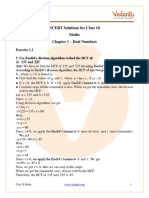 NCERT Solutions For Class 10 Maths Chapter 1 Real Numbers (Ex 1.1) Exercise 1.1