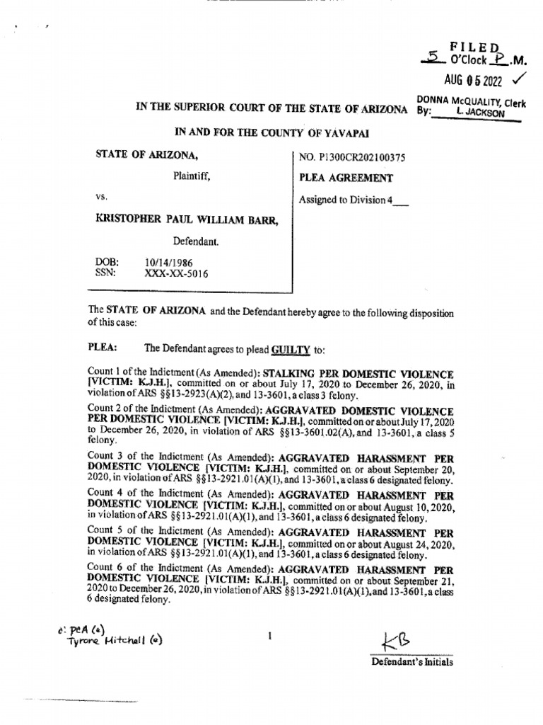 Barr Plea | PDF