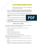 El Palel de Las Acciones Instrumesntasles y Estrategicas en Las Técnicas de La Informatica