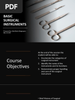 Basic Instrumentation