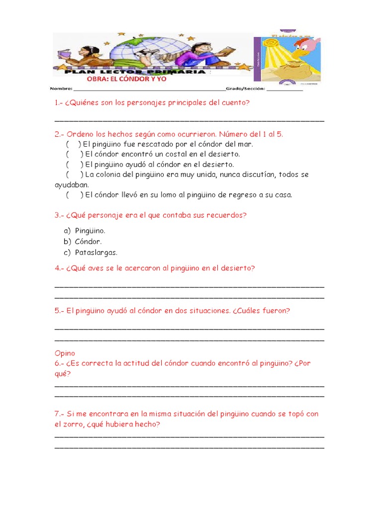 Obra El Cóndor y Yo | PDF