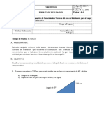 Evaluación de conocimientos técnicos metalistería