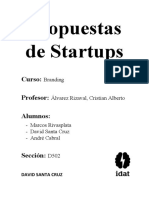 Propuestas de Startups