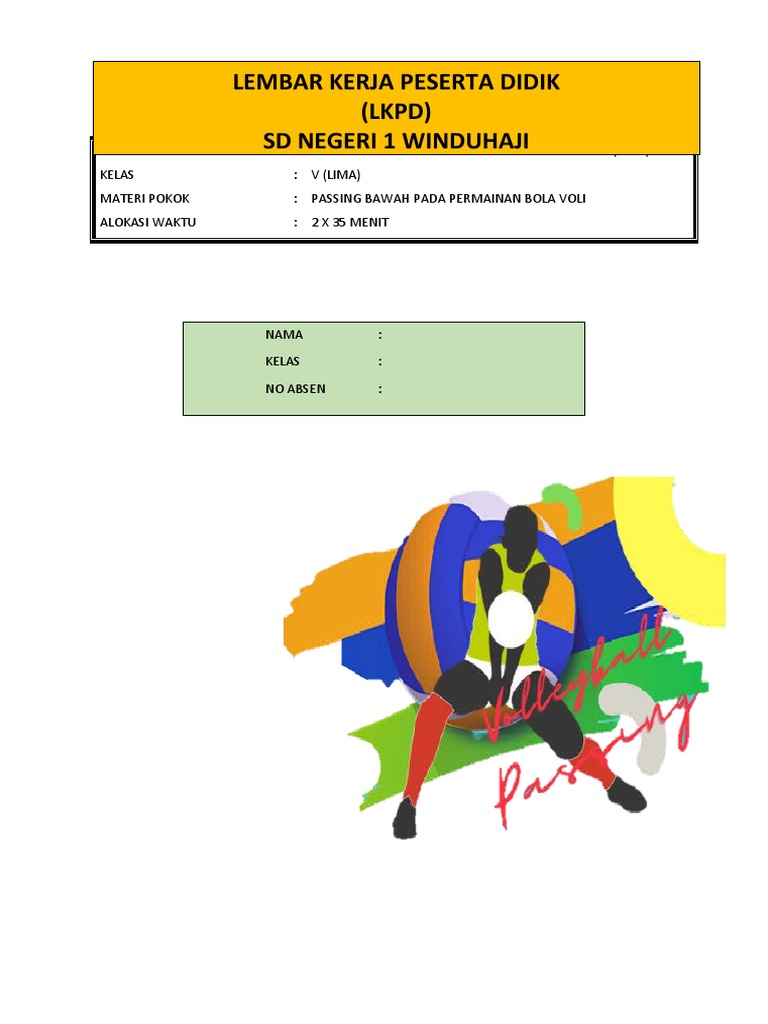 LKPD Passing Bawah | PDF