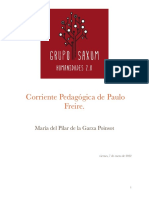 Corriente Pedagógica de Paulo Freire.