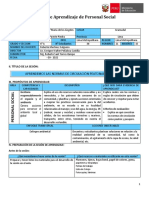 Personal Social - Las Normas de Circulacion Peatonal y Vehicular - 6a