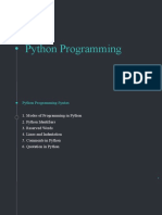 Python Programming Syntax: Interactive vs Script Mode