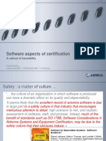 RE EUROCAE Software Aspects of Certifcation RY10 Q22011