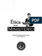 Etica en El Ministerio 2020