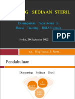 DISPENSING SEDIAAN STERIL