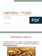 7º Ano - 25 - 10 - 2021 - Civilizações Urbanas