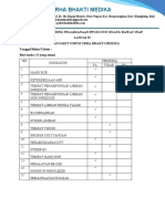 FORM MONITORING RUANG RAWAT INAP LANTAI 4 IPCN RSUGBM 2022