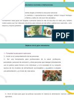 4.6 Guias Nacionales e Internacionales y 4.7 Alimentos Funcionales