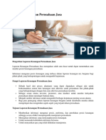 Laporan Keuangan Perusahaan Jasa PC 12