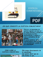 JUSTICIA COMUNITARIA Presentacion
