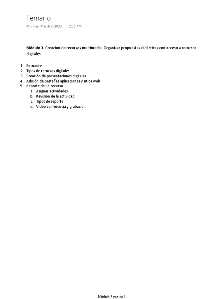 Módulo 3 Diplomado | PDF | Crecimiento personal y profesional