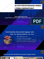 DKPP Ri Penegak Etik Penyelenggara Pemilu Untuk Pemilu Bermartabat-Kpu Ri-23 Juli 2022-Prof. Teguh