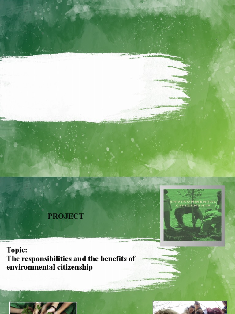 Environmental Citizenship Pdf Sustainability Sustainable Development