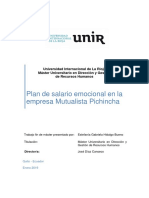 Plan de salario emocional para Mutualista Pichincha